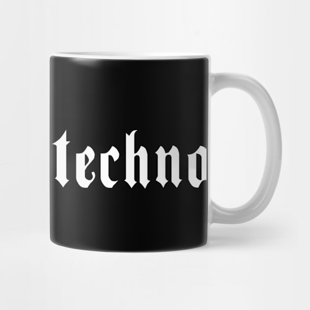 Berlin Techno - Dark Techno German Techno Rave by wbdesignz